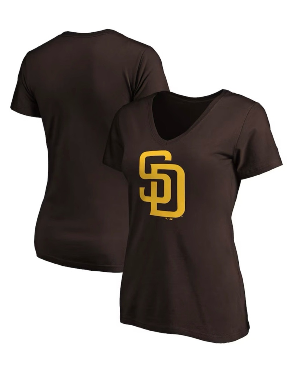 NWT women brown San Diego Padres shirt size 2XL